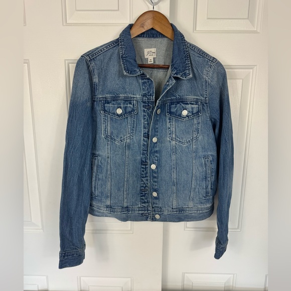 J. Crew NWT Women’s Classic Jean Jacket Medium Wash Size Medium‎